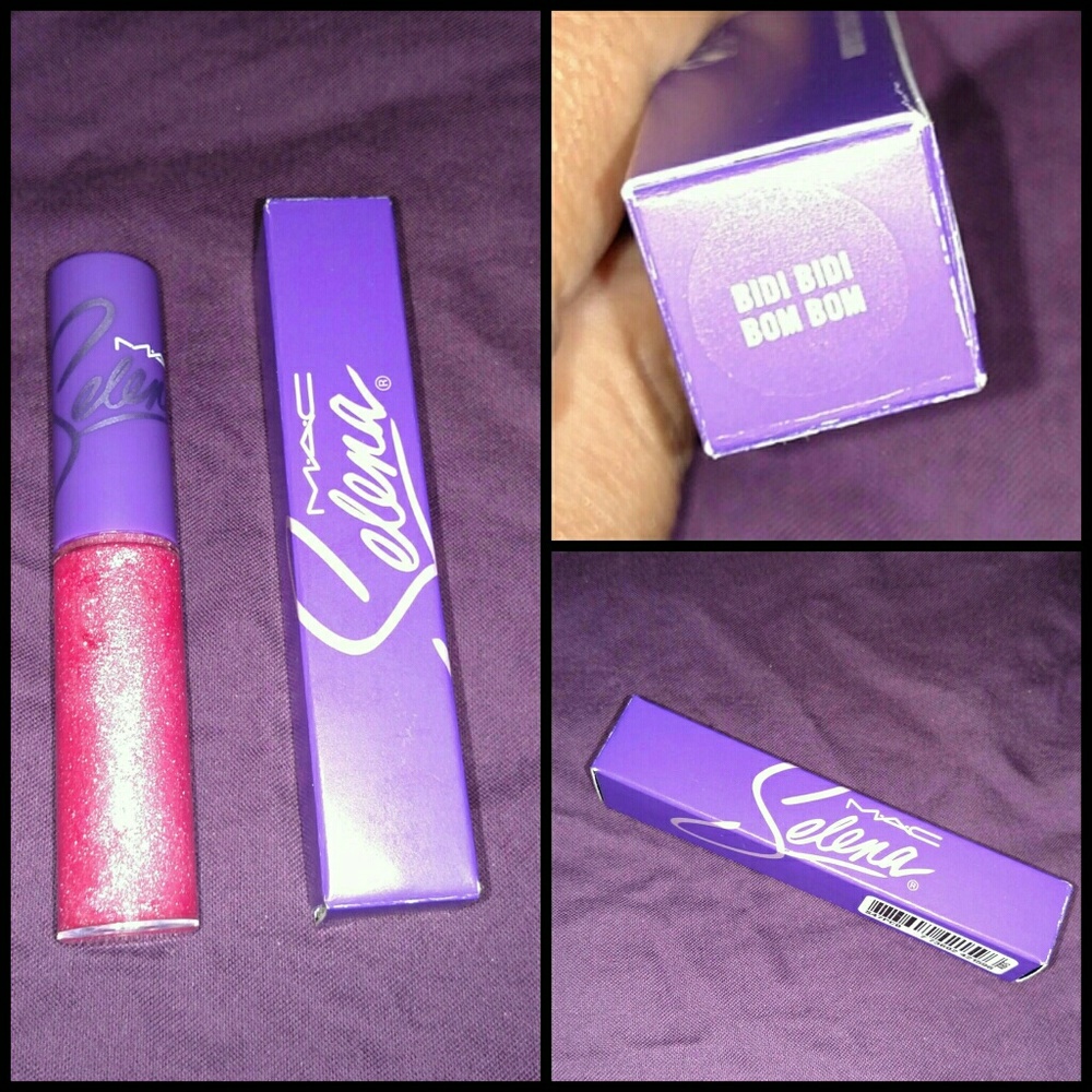 LE MAC•SELENA BIDI BIDI BOM BOM LIPGLASS
