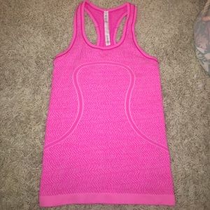 Pink Lululemon Athletica Tank Top