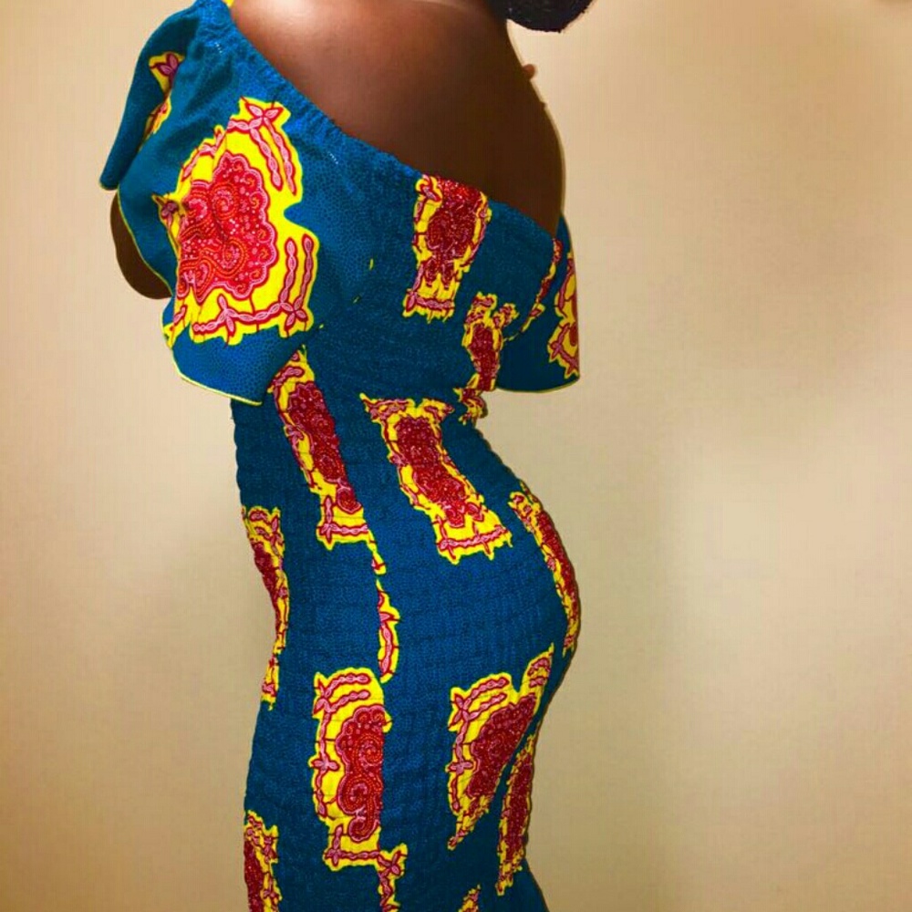 Beautiful Elegant Elastic Dress.