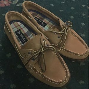 Sperry Top Sider Brown Boat Shoes