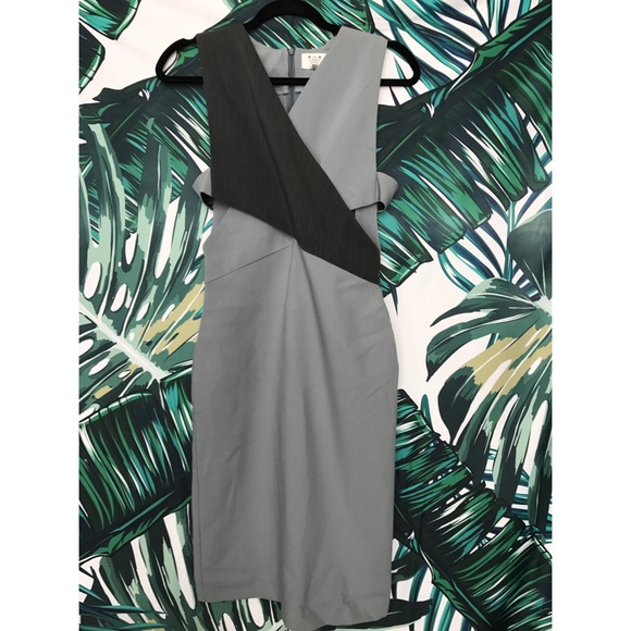 SIX CRISP DAYS Slvlss Cutout Fitted Dress / Gray - Picture 3 of 5