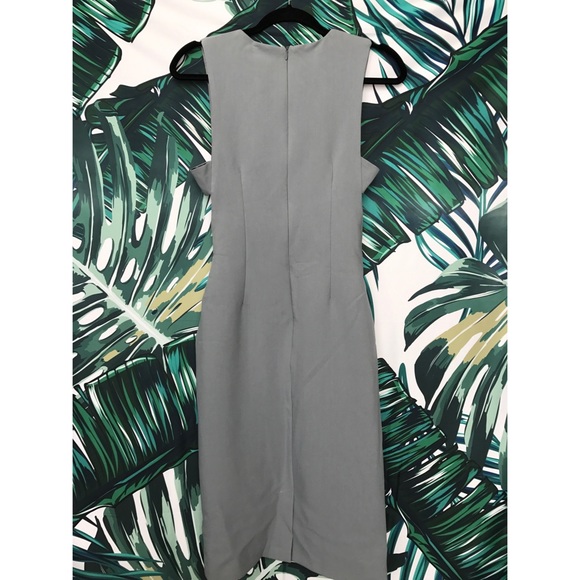 SIX CRISP DAYS Slvlss Cutout Fitted Dress / Gray - Picture 4 of 5