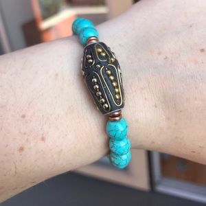 Turquoise Beaded Bracelet