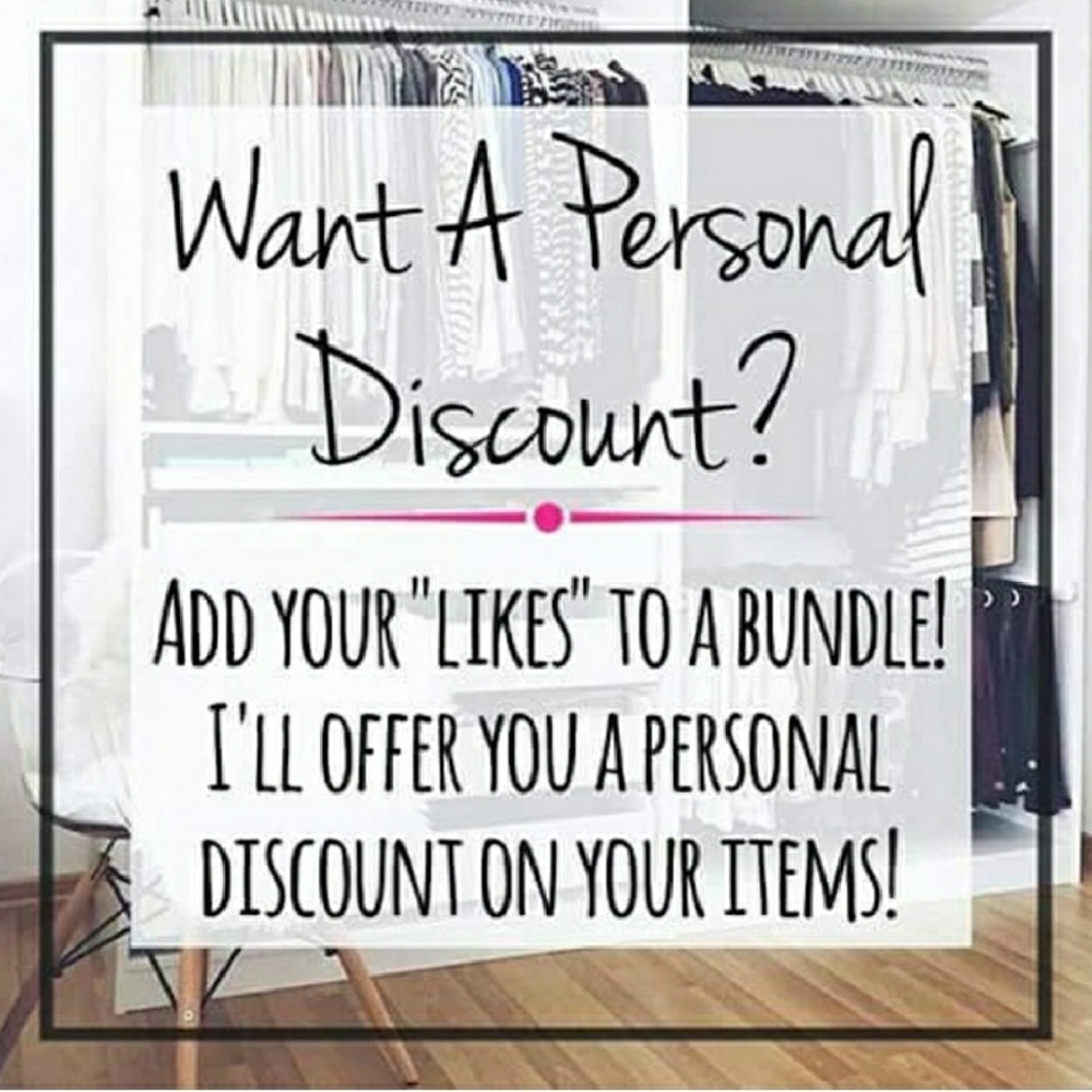 Personal Discounts Available!!