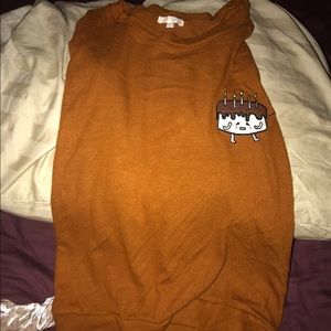 Cute long sleeve "want a piece of me" pull over