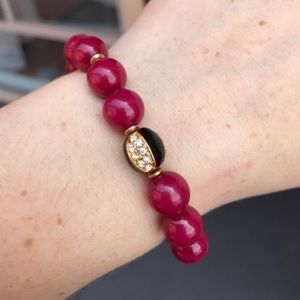 Agate Beaded Bracelet