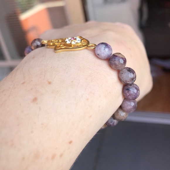 Hamsa Beaded Bracelet - Picture 2 of 5