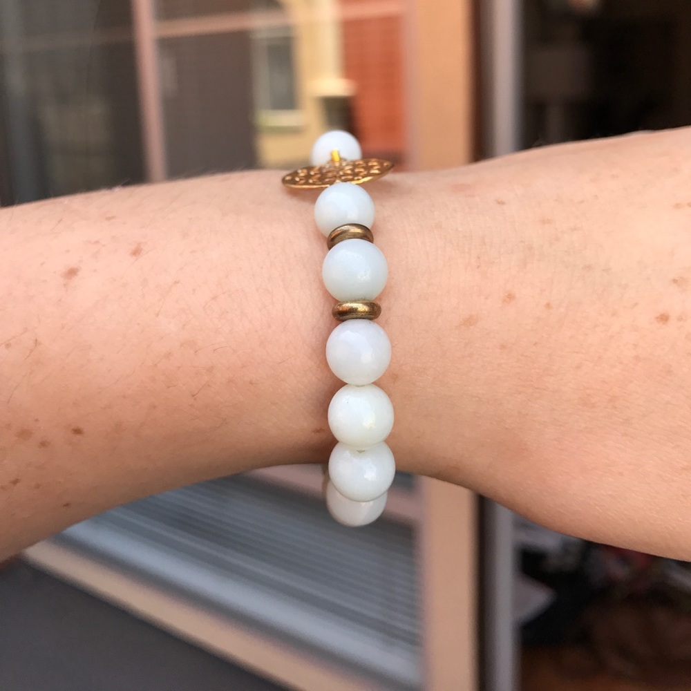 Agate Beaded Bracelet - Picture 4 of 8