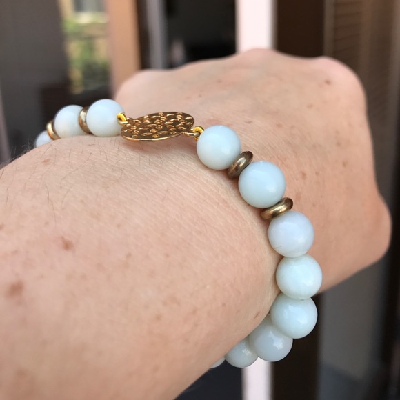 Agate Beaded Bracelet - Picture 2 of 8