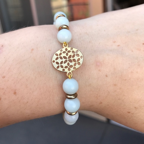 Agate Beaded Bracelet - Picture 5 of 8