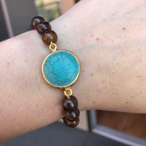 Turquoise Beaded Bracelet