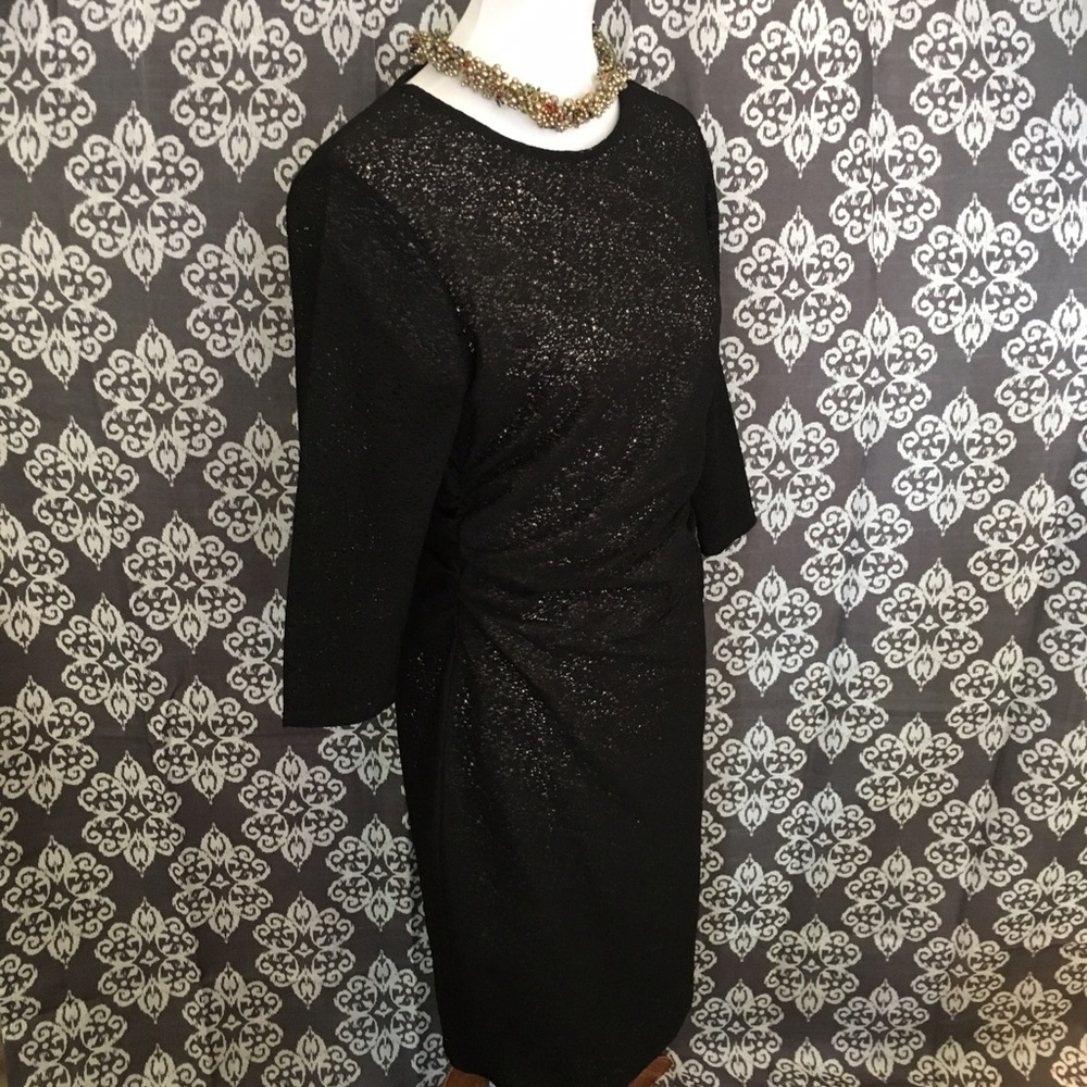 REISS Black Lace "Zoe" Stretch Bodycon Dress