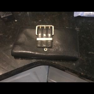 Black leather Michael Kors wallet