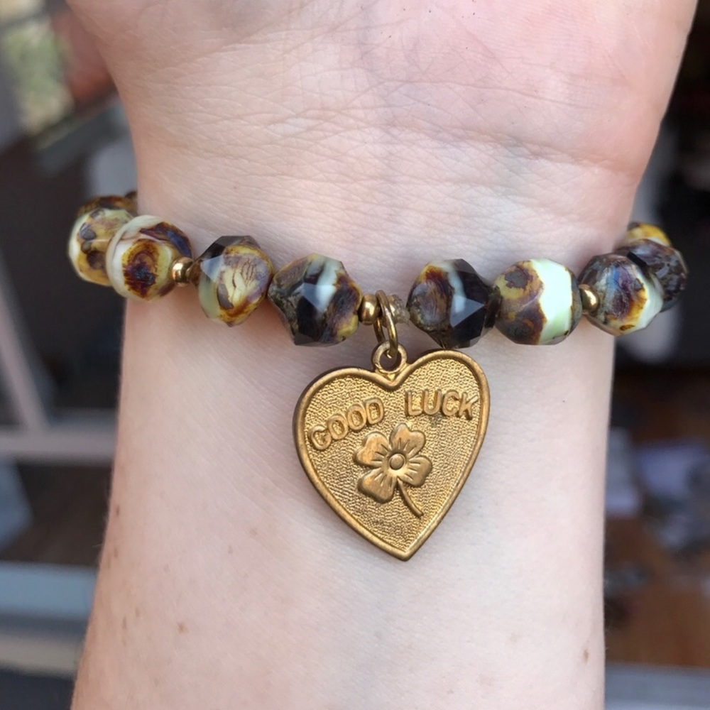 Heart Beaded Bracelet