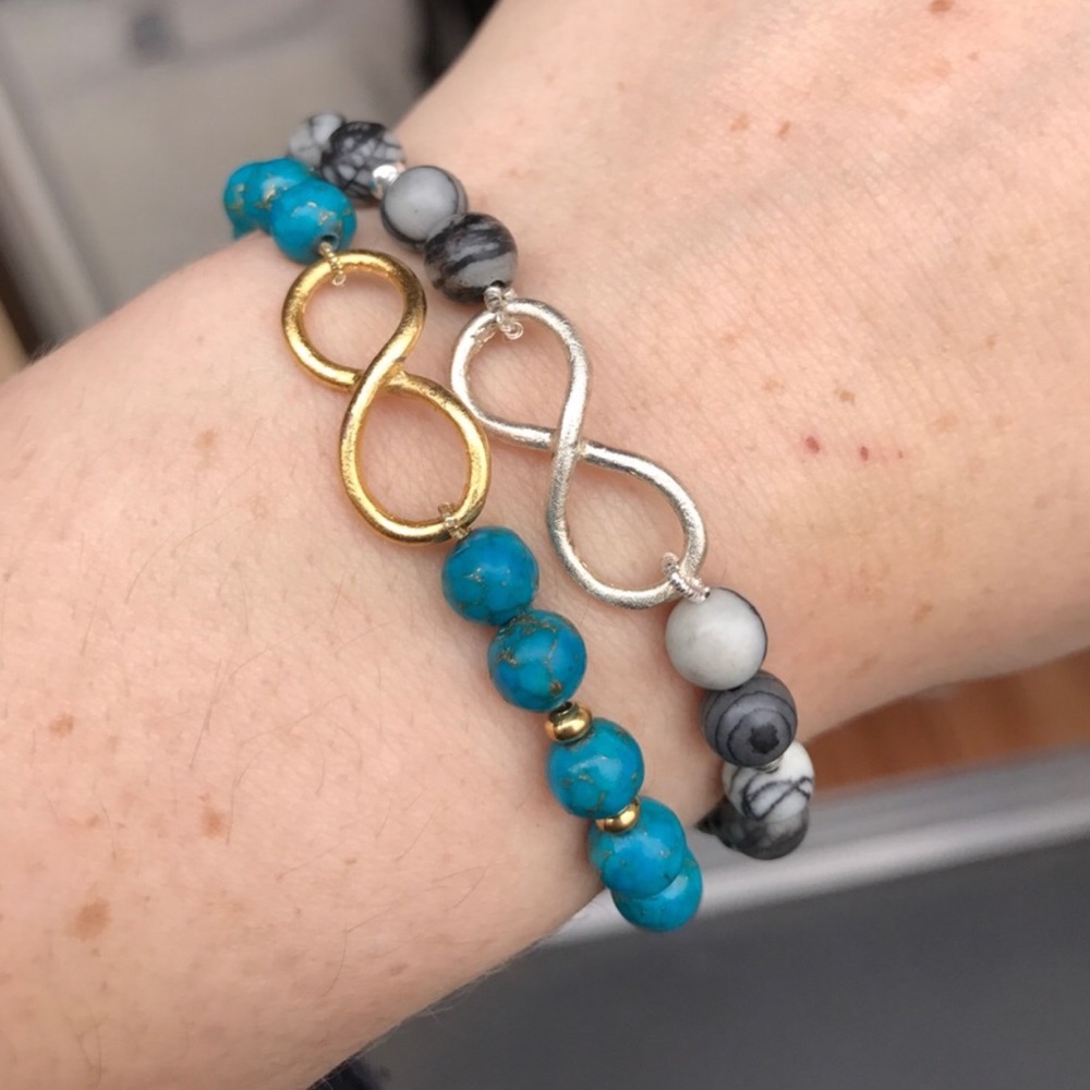Infinity Beaded Bracelet