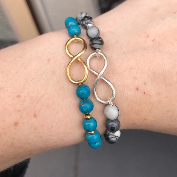 Infinity Beaded Bracelet - Picture 3 of 5