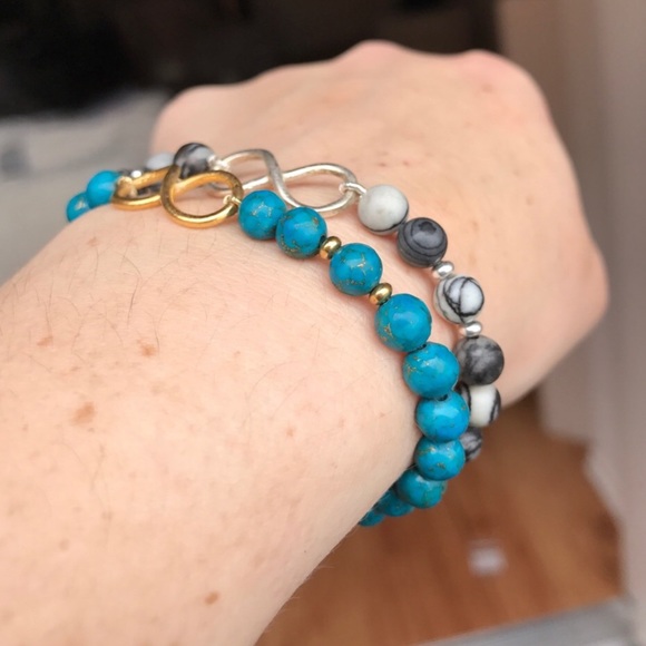 Infinity Beaded Bracelet - Picture 2 of 5