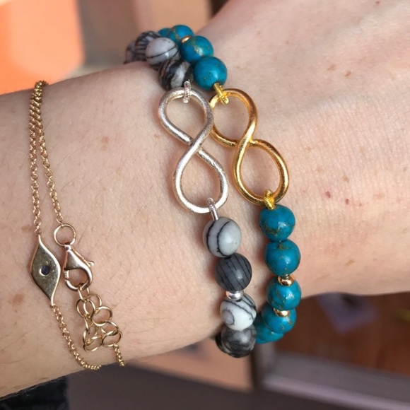 Infinity Beaded Bracelet - Picture 5 of 5