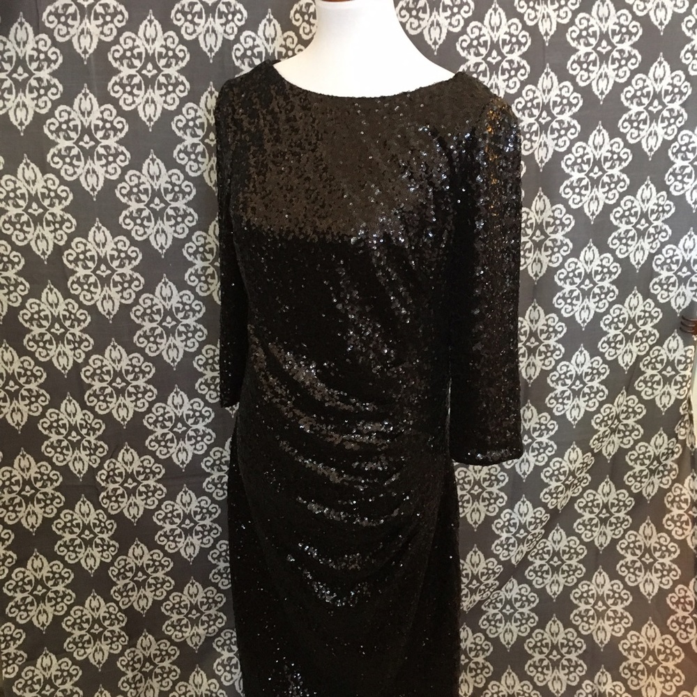 JS Boutique Maternity Sequined Cocktail Dress