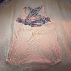 Lulu Lemon Light Pink Workout Top