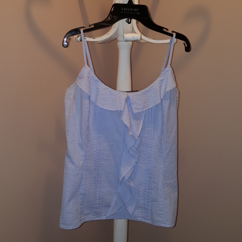 SOLD  Vineyard Vines Blue & White Striped Top