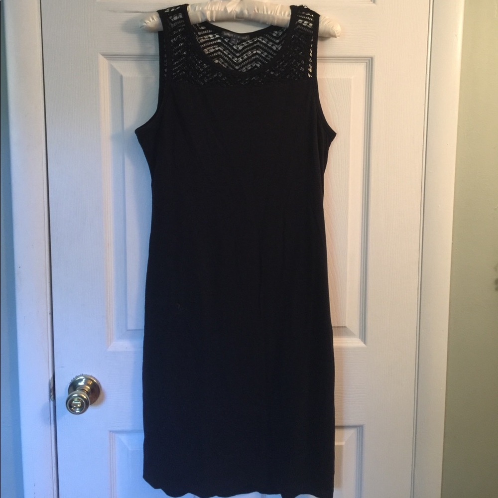 Dress sleeveless lace top.  Organic cotton blend