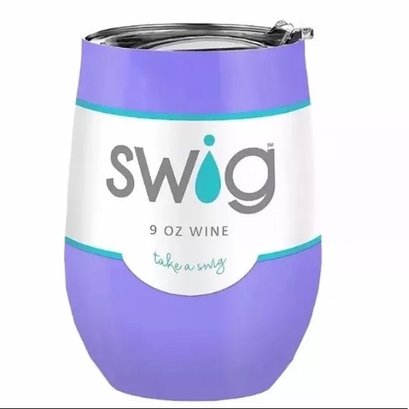25 off Swig Other Swig 9 oz Hydrangea wine cup with lid from Tim's