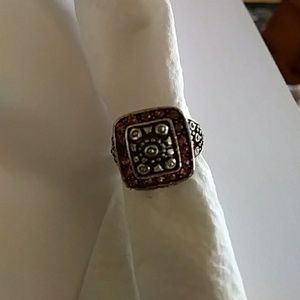 Size 7 tebitan silver ring