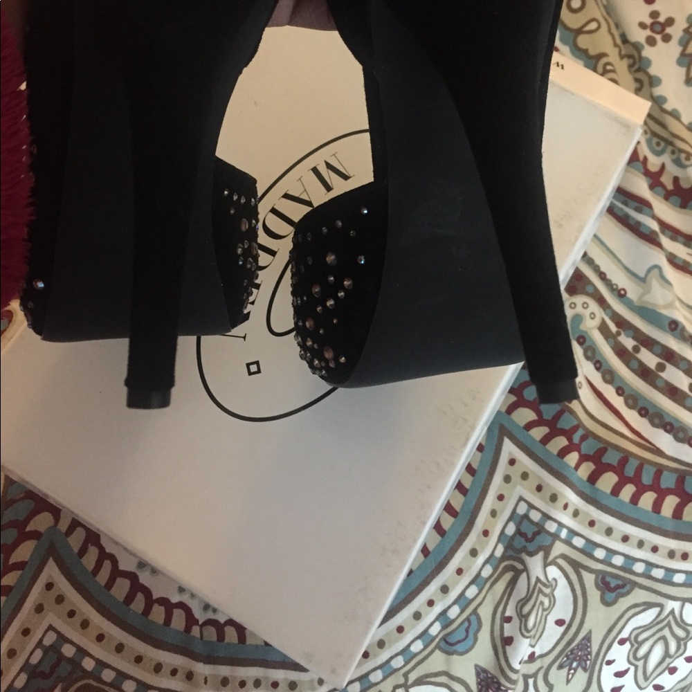 Steve Madden Rhinestone Heels - Picture 3 of 4