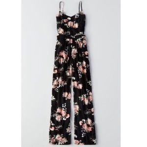 American Eagle Floral Jumpsuit