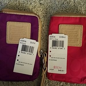 Coach Legacy WK Nylon Universal case wristlet