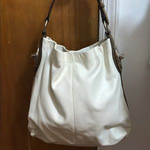 Coach white shoulder bag NWT