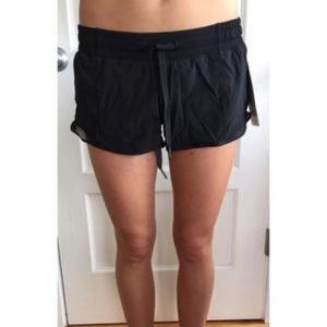 Black lululemon shorts