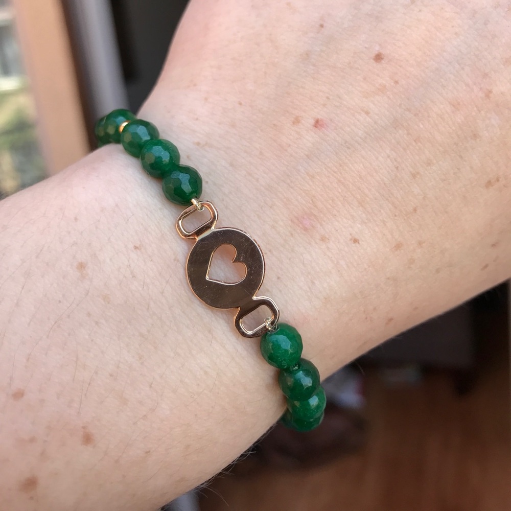 Heart Beaded Bracelet