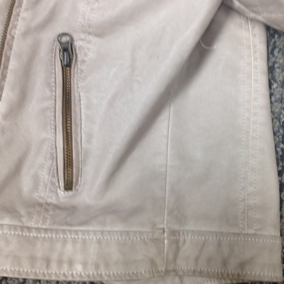 Free People Vegan Leather Jacket Sz 2 - Picture 5 of 8