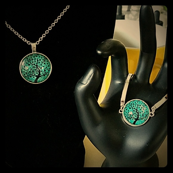 MY OWN Jewelry - Glass domes cover Beautiful Trees of Life SET💕💕