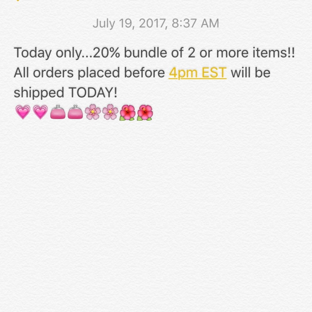 Bundle deal today only!!!