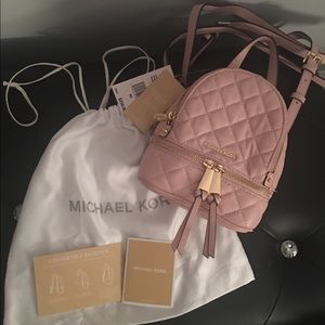 Michael Kors extra small convertible backpack