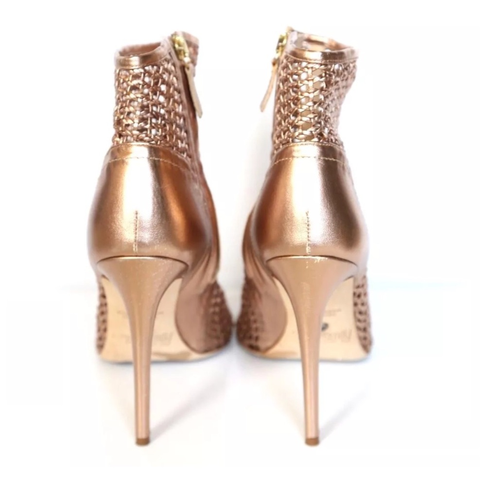 Jerome C. Rousseau Rose Gold Ankle Boots 38 - Picture 5 of 7