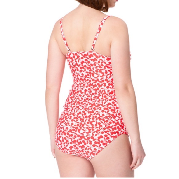 Oh Baby by Motherhood Cherry scoop tankini ,sz S - Picture 8 of 8