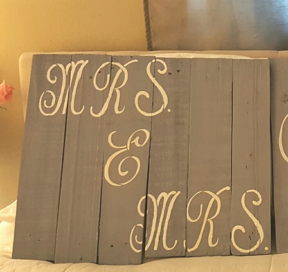 Custom pallet signs