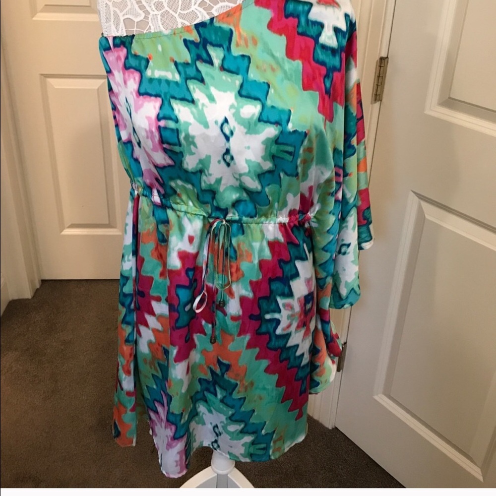 Laundry One Shoulder dress.