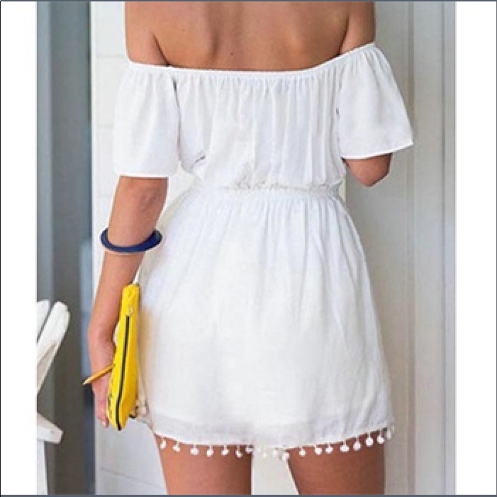 ‼️XL LEFT‼️ Off Shoulder Romper - Picture 2 of 3