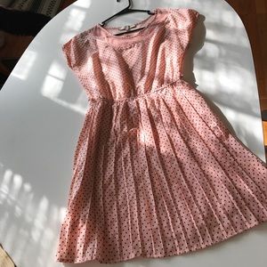 Bordeaux Los Angeles polka dot dress size small