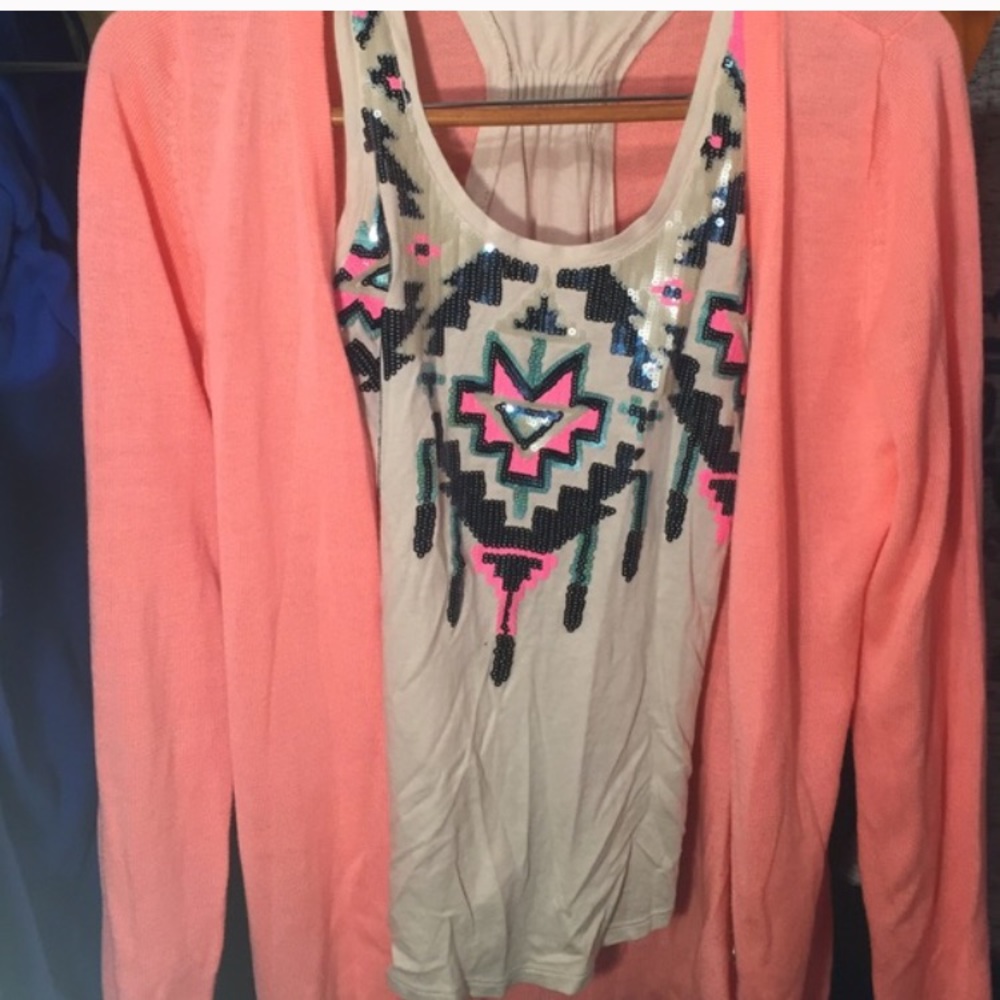 Pink Cardigan ONLY