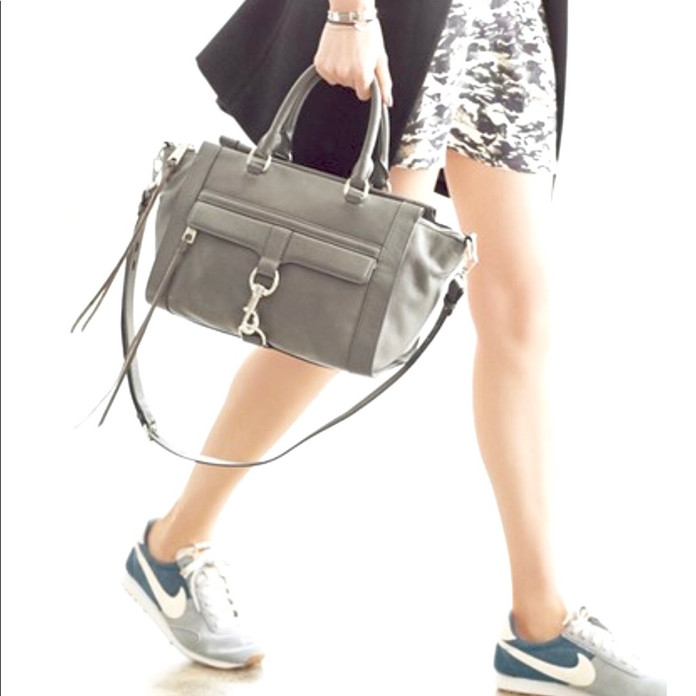 Rebecca Minkoff Grey Bowery Satchel Tote