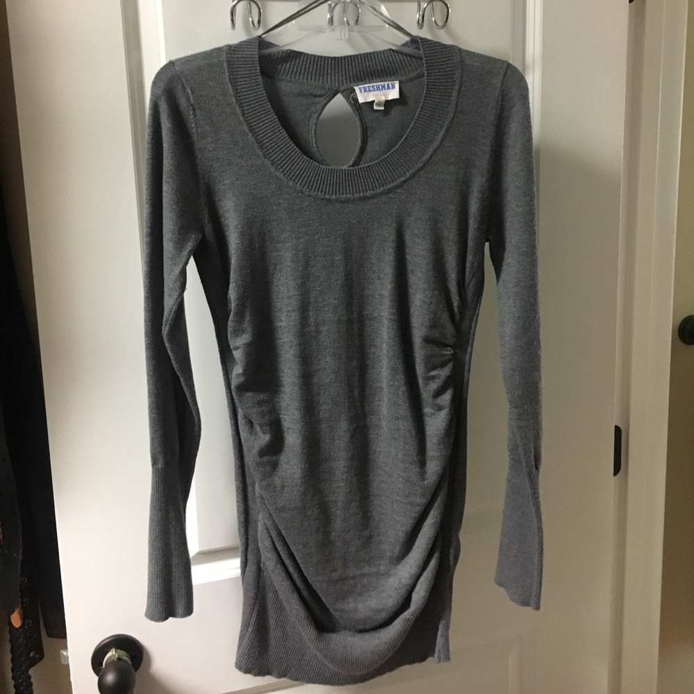 Gray Sweater Dress, SZ Large