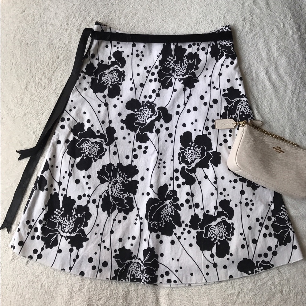 ❤️ FLORAL A-LINE MIDI SKIRT