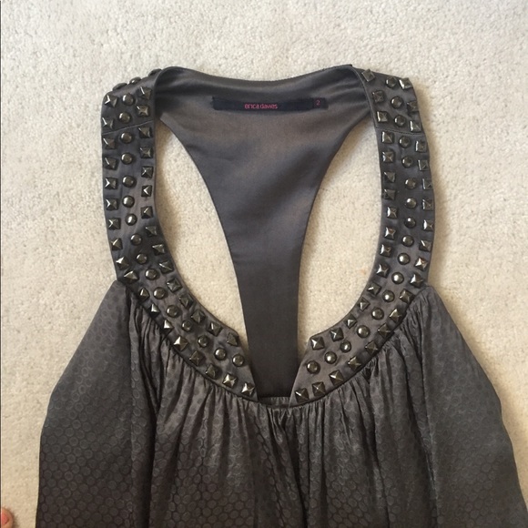 Silk embellished dress, size 2 - Picture 2 of 4