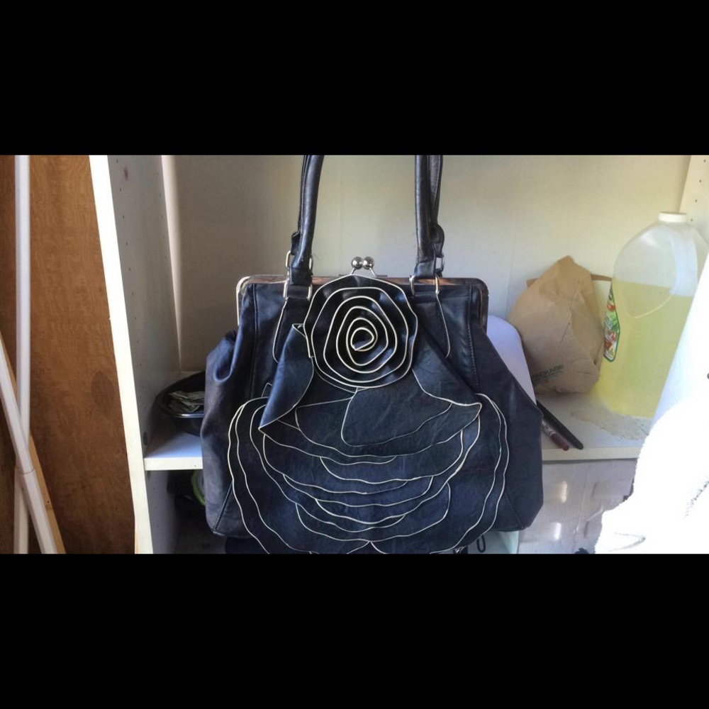 Black handbag